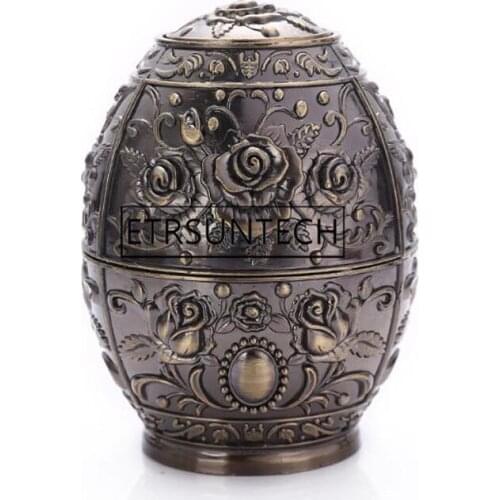 20pcs European Vintage Automatic Toothpick Tube Toothpicks Box Holder Dispenser Antique Metal Color Table Home Decor