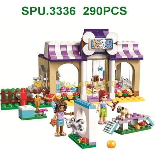 290pcs Pet Hospital Girl Building Block 1 Dolls Toy