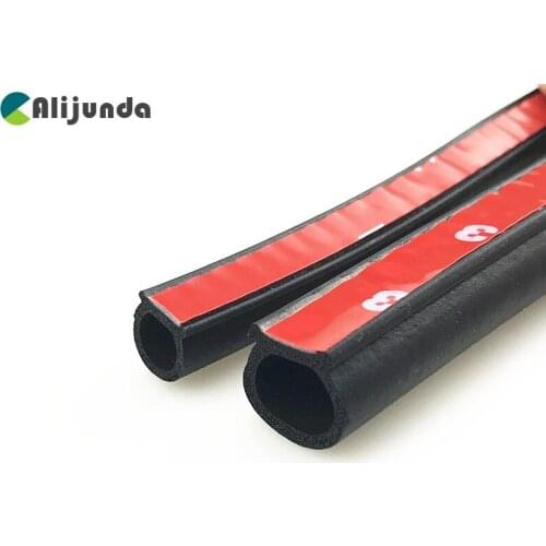 3 meters Car Door Seal Strip big D Small D Type waterproof Floor Insulation Sound Insulation Weatherstrip auto rubber seal strip