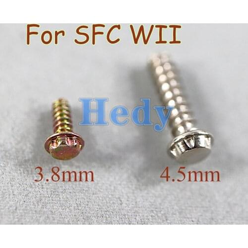 300pcs 3.8mm 4.5mm Security Screws For NES SNES Nintendo 64 N64 Game Boy Cartridges Torx Screw