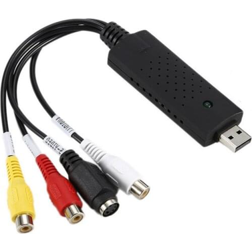 USB2.0 Audio Video Capture Card Adapter for NTSC/PAL VHS To DVD Video Signal Converter For Win7/8/XP/Vista/10