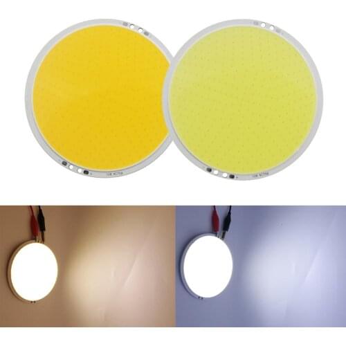 Allcob manufacturer hot sale 108mm Round LED COB 12V DC 50W High Powr 3500mA White Warm White LED FLIP Chip For Car Light Source