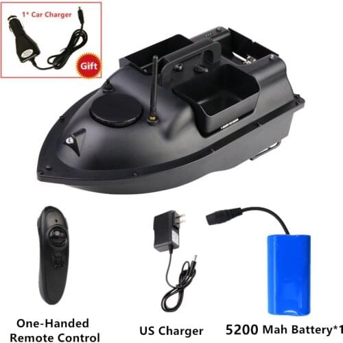 GPS Smart Return Fish Finder RC Fishing Boat Cruise GPS Positioning 500M Independentt Control 3 Hoppers LCD Screen RC Bait Boat