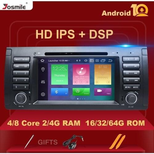 IPS DSP 4G 64G 1 din Android 10 GPS AutoRadio for BMW E39 E53 X5 M5 multimedia player stereo Audio 8 Core Navigation Head Unit