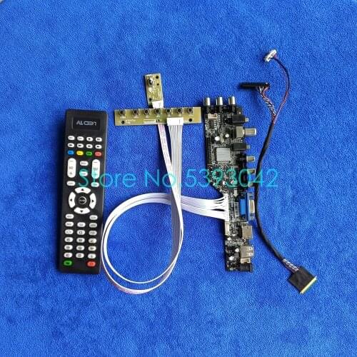 LVDS display drive board kit DVB USB VGA AV 1600*900 signal digital 40-Pin For LP133WD1/LP133WD2/LP140WD1/LP140WD2/LP156WD1