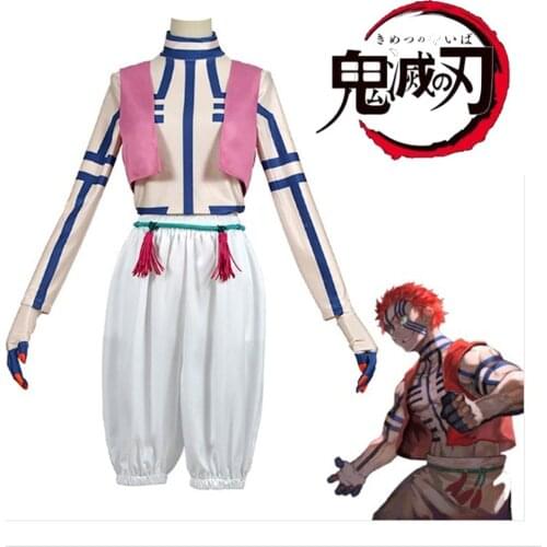 Demon Slayer Cosplay Costume Suits Blade Cosplay Japanese Anime Winding Sanyi Woza Cosplay Costume Demon Slayer Costume
