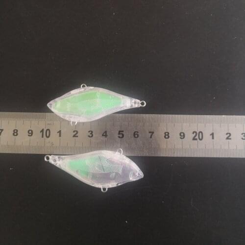 10pcs Unpainted fishing lure blank VIB bait 60MM 12.2G lure body 288