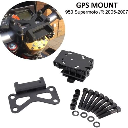 NEW Motorcycle Accessories Phone Holder GPS Navigator Mounting For 950 Supermoto /R 2005 2006 2007