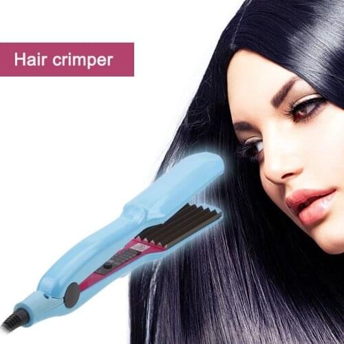 New Corrugated Curling Hair Chapinha Straightener Crimper Fluffy Small Waves Hair Curlers Curling Irons Styling Tools MH