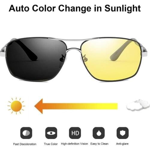 Night Vision Glasses Polarized MenAnti-Glare Lens Yellow Sunglasses Night Vision Goggles For Driving Car Vision Nocturna Women