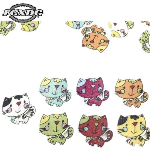 Embellishments for Clothing Wooden Buttons Decorative Buttons for Clothing Decorative Buttons for Craft Scrapbooking Accessories