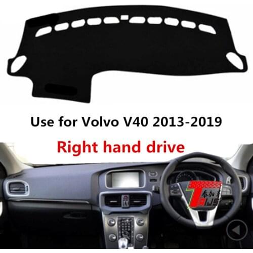 TAIJS Factory Simple Good Quality Polyester Fibre Car Dashboard Cover For Volvo V40 2013 2014 2015 2016 17 1819 Right hand drive