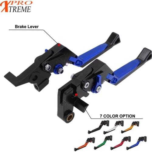 Motorcycle Folding Extendable CNC Brake Clutch Lever For YAMAHA FZ1 FAZER 06-15 FZ8 11-15 FZ6R 09-15 FZ6 FAZER 04-10 XSR600