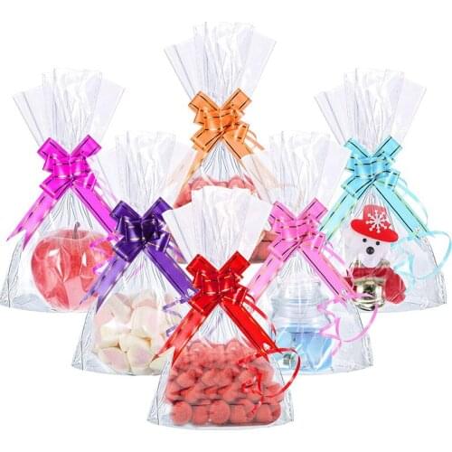 10 Pcs/pack DIY Bow Decoration Wedding Holiday Ornament Gift Christmas Hand-pulled Flowers Festive Party Material