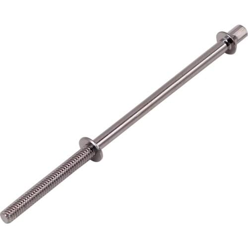 Drum Bolts Drum Screws M6 Common Use Standard Outer Square Bolts 90MM 95MM 100MM 110MM 130MM Silver Color 20 Pieces
