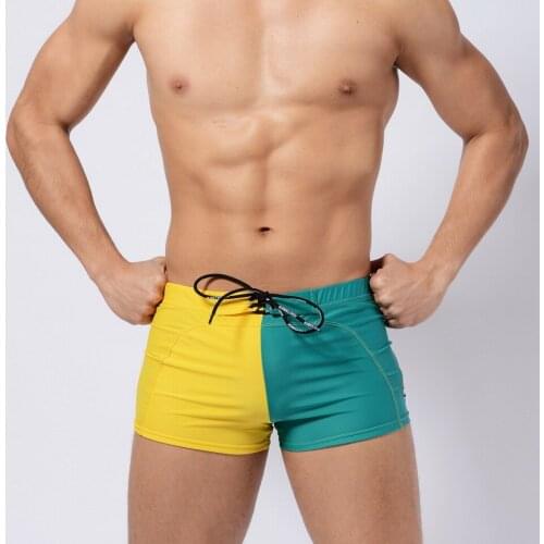 Waterproof Swimming quick-dry Trunks Swimwear Men Brief With Sexy Swimsuit For Bathing Swim Shorts Hot sale Swimming Pants