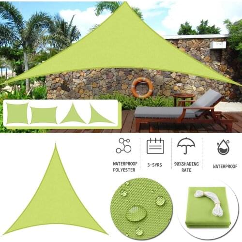 300D Waterproof Sun-Shelter SunShade Sail Outdoor Rectangle Shade Sail Garden Canopy Yard Sail Beach Awning Shade Cloth
