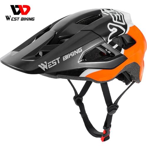 WEST BIKING Ultralight Cycling Helmet Outdoor MTB Road Bike Adjustable Safety Helmet Men Women Integrally-molded Bicycle Helmet