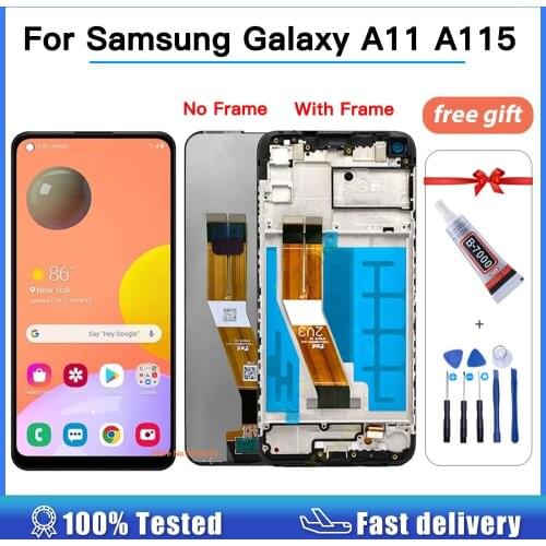 Tested 6.4" INCELL A115 Lcd Screen For Samsung Galaxy A11 2020 LCD Display Touch Screen Assembly For Samsung A115F A115F/DS Lcd