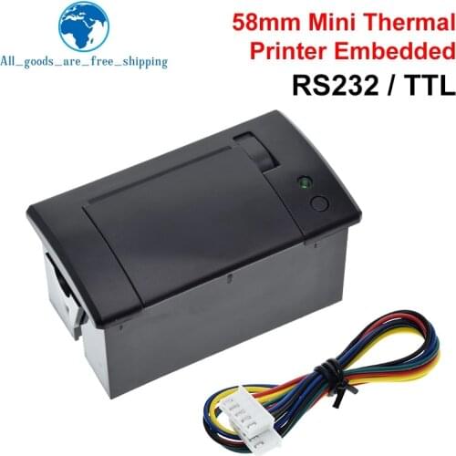 58mm mini thermal printer Embedded POS Receipt Tickets Printer with interface RS232 / TTL use with 5v-9v for arduino android