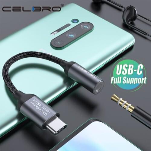 USB Type C to 3.5mm Headphone Jack Aux Audio Adapter for Xiaomi Mi 9/10 Pro Oneplus 8 7 7T Pro Samsung Note10 Tipo C USB Adapter