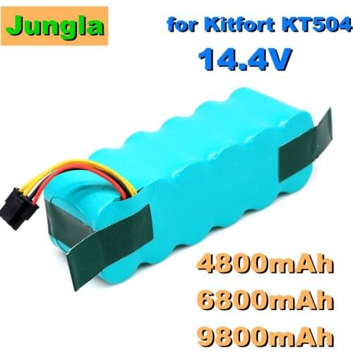 2020 Battery for Kitfort KT504 Haier T322 T320 Panda X500 X580 X600 Ecovacs Mirror CR120 Dibea Robotic Vacuum Cleaner 4800mAh