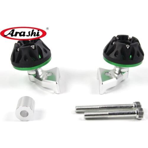Arashi 1 Pair For KAWASAKI NINJA ZX10R 2011 CNC Engine Slider Protector Falling Protect Engine Cover Anti Crash ZX 10R ZX-10R