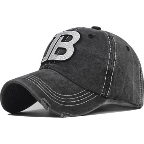 New Retro Washed Men Baseball Cap For Women Snapback Hat Letter Embroidery Bone Caps Gorras Casual Casquette Men Baseball hats