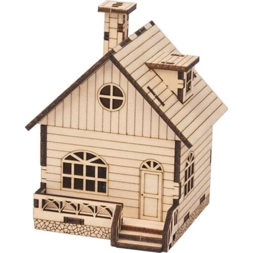 Customized Wooden 3D Puzzle Model Puzzle Laser Processing DIY Handmade Wooden Decoration Wood Craft