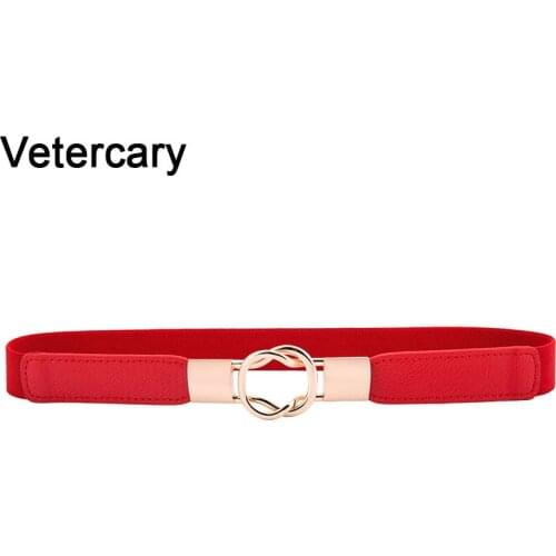 Elastic Waistband black thin cummerbund red all-match belt decoration female Dress Accessories waistbands Cummerbunds for women