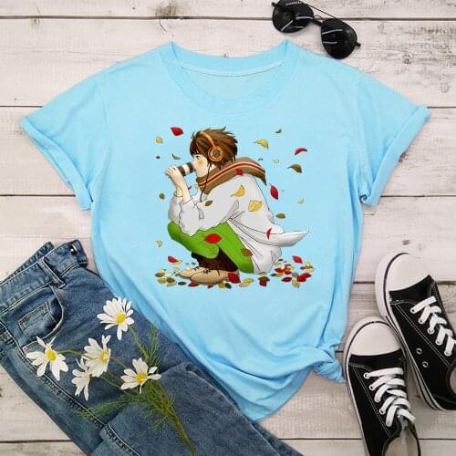 Boy Women Summer Print Lady T-shirts Top T Shirt Ladies Womens Graphic Female Tee T-Shirt TX8942
