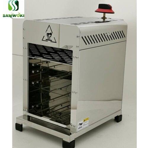Gas heating pizza baking machine Infrared beef roaster machine Chicken cutlet roasting machine barbecue machine camping stove