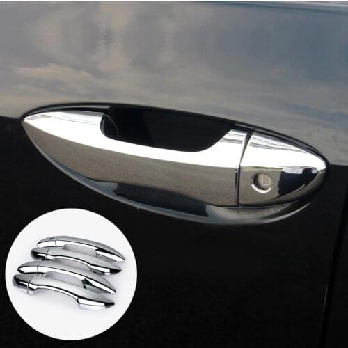 ABS Chrome For Toyota Corolla Altis e170 2014 2015 2016 2017 2018 Car door protector Handle Covers Trim Cap Garnish Molding