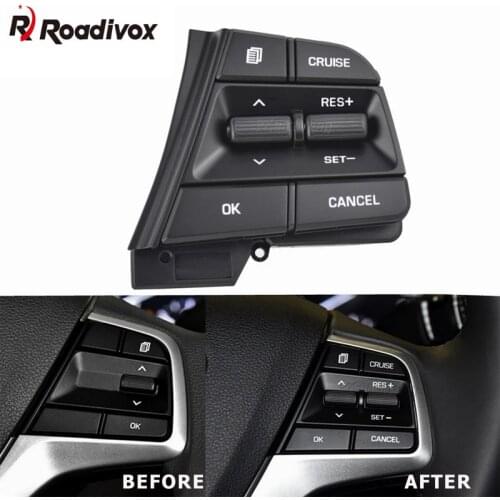 Car Steering Wheel Control Button For Hyundai Elantra AD Multifunction Cruise Car Radio GPS Multimedia Navigation Remote Switch