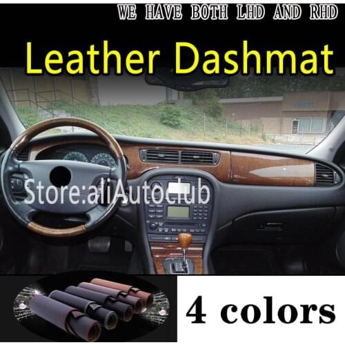 For jaguar S-Type (X200 202 204 x206 2002 2003 2004 2008 Leather Dashmat Dashboard Cover Dash Mat Carpet Car styling Accessories
