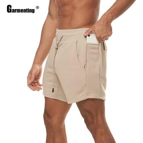 Plus Size Men Leisure Shorts 2021 New Summer Casual Khaki Black Skinny Short Bottom Male Drawstring All-match Sportwear Man