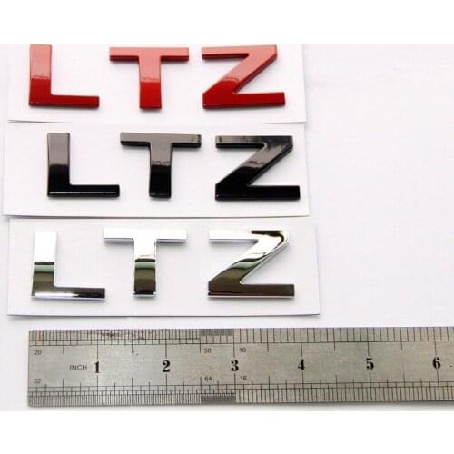 NEW 2019 EMBLEMS LTZ FOR CARS LTZ BADGES EMBLEM DECAL CHROME LETTER FU