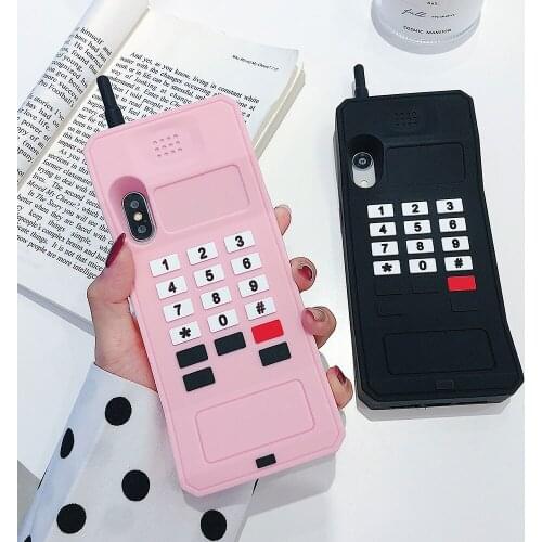 Pink TPU Case For iPhone X XS Xs Max XR 8 Plus 7 Plus Soft Cases Personality Trend Phone Cover For iPhone 6S Plus 6 Plus Case