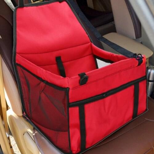 KEMISIDI Folding Pet Dog Cat Car Seat Bag Carriers Pet Carrier Safety Mesh Dog Car Seat Protector Dog Waterproof Mat Blanket