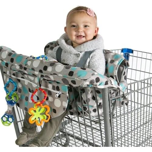 Foldable Multi-Function Baby Shopping Cart Cover Cushion Infant Trolley Chair Seat Mat Seat Cover Protector Foldable Cushion #20