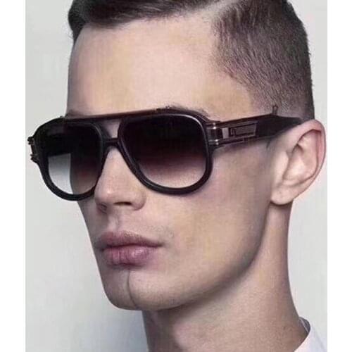 New Fashion Hip Hop Grandmaster Six Style Shield Sunglasses Men Women Cool Brand Design Sun Glasses For Male UV400 Oculos De Sol