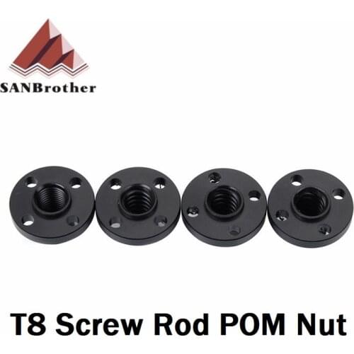 T8 nut trapezoidal screw POM lead 1mm 2mm 4mm 8mm 1pcs