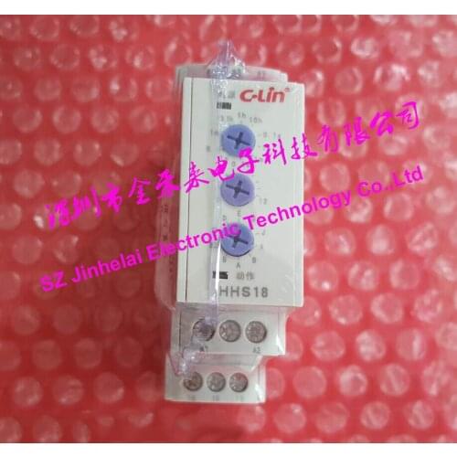 100%New and original HHS18 C-Lin Multi-function time relay AC220V, DC24V, AC380V 0.1s-120h