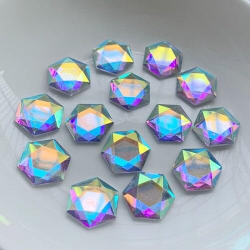 120pcs Crystal Clear AB&Pure black Rhinestones DIY Non Hotfix Flatback resin Stones Gems For DIY wedding Decorations HT14