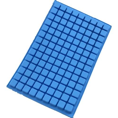 126 cavity square chocolate silicone mold fondant tool ice cube tray candy truffle