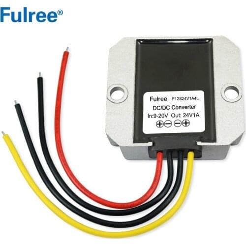 12V to 24V 1A 2A 3A DC DC Boost Power Converter 12VDC Step Up to 24VDC 3AMP Voltage Regulator Automotive Car Power Supply Module