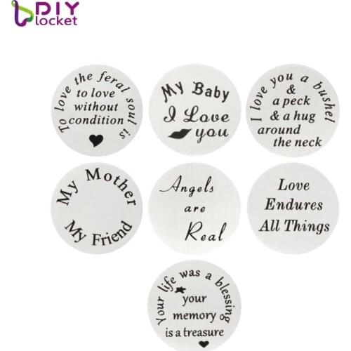 5PCS wholesale sales Floating Charm "Mix style" Stainless Steel Window Plate fit 30mm Locket LSFP02-63-69*5