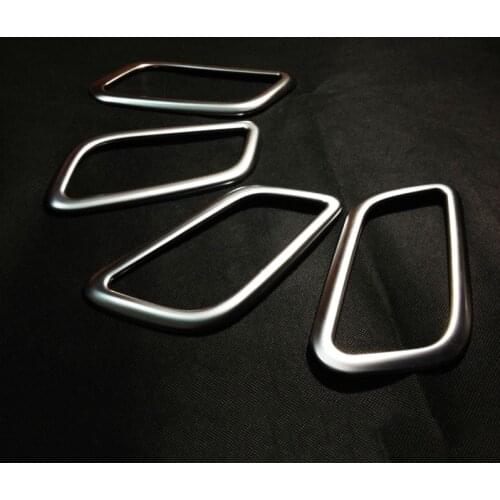 Accessories 4pcs For Chevrolet Tracker Trax 2014 2015 ABS Chrome Door Handle Bowl Cover Decoration Box Ring Car Styling Trim