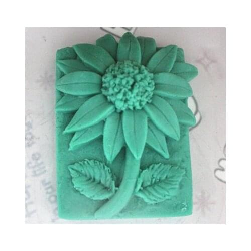 C223 soap mold/handmade soap mold/silicone mold/soap die/silica gel soap die sunflower
