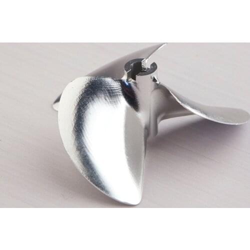 FATJAY 1pc RC FSR-OX boat 7014 propeller 3-blade 6.35mm shaft size 70mm outer diameter pitch 1.4" CNC 7075 aluminum alloy prop
